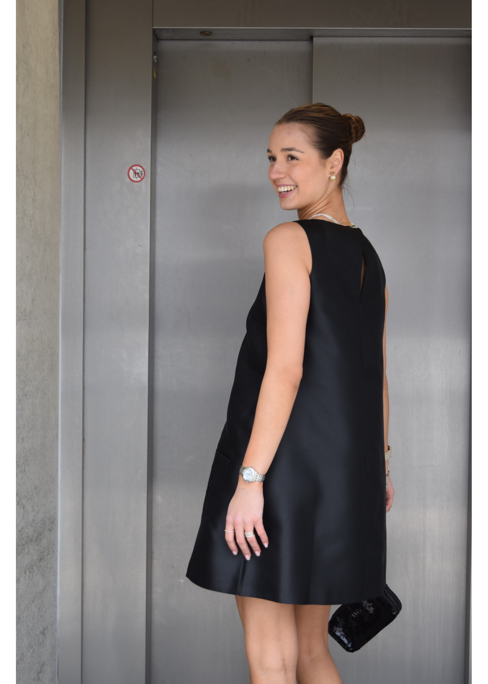 GISÈLE THE LABEL  SYBILLE DRESS BLACK