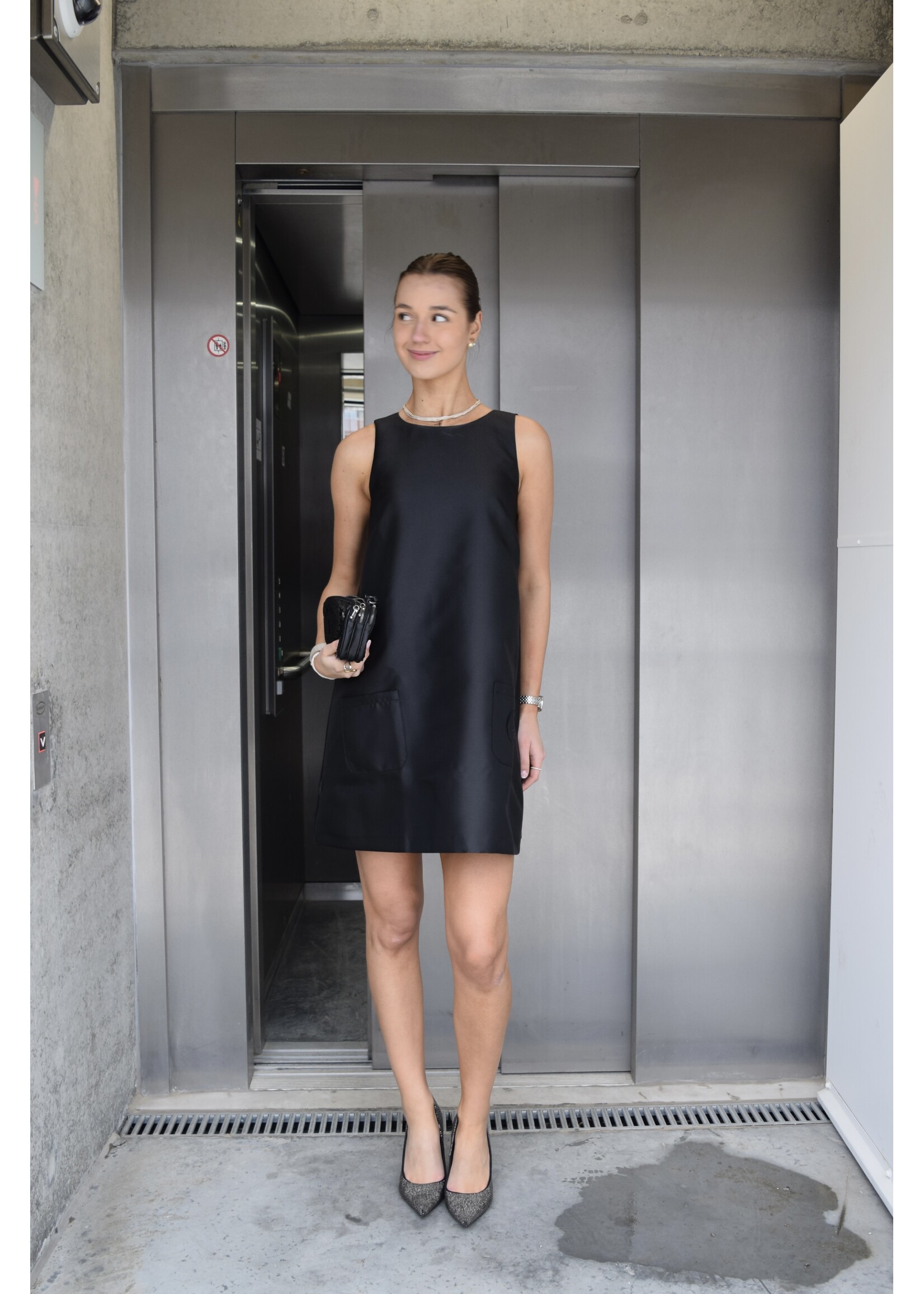 GISÈLE THE LABEL  SYBILLE DRESS BLACK