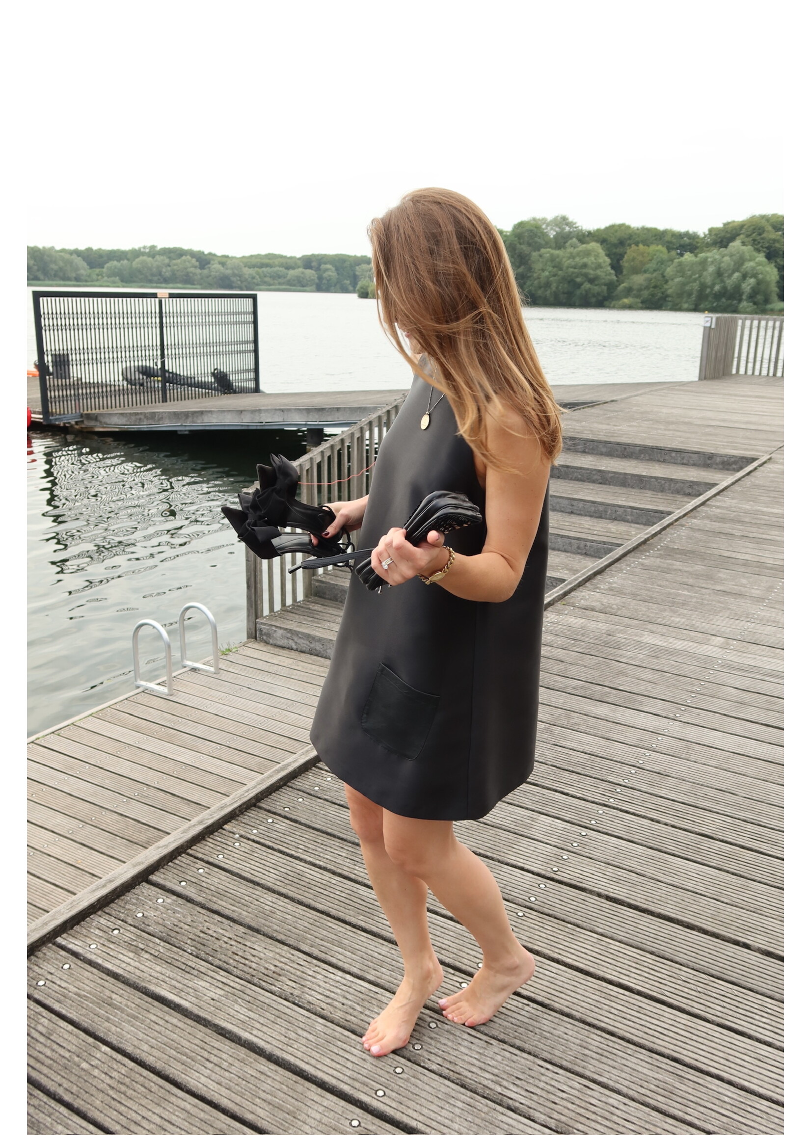 GISÈLE THE LABEL  SYBILLE DRESS BLACK