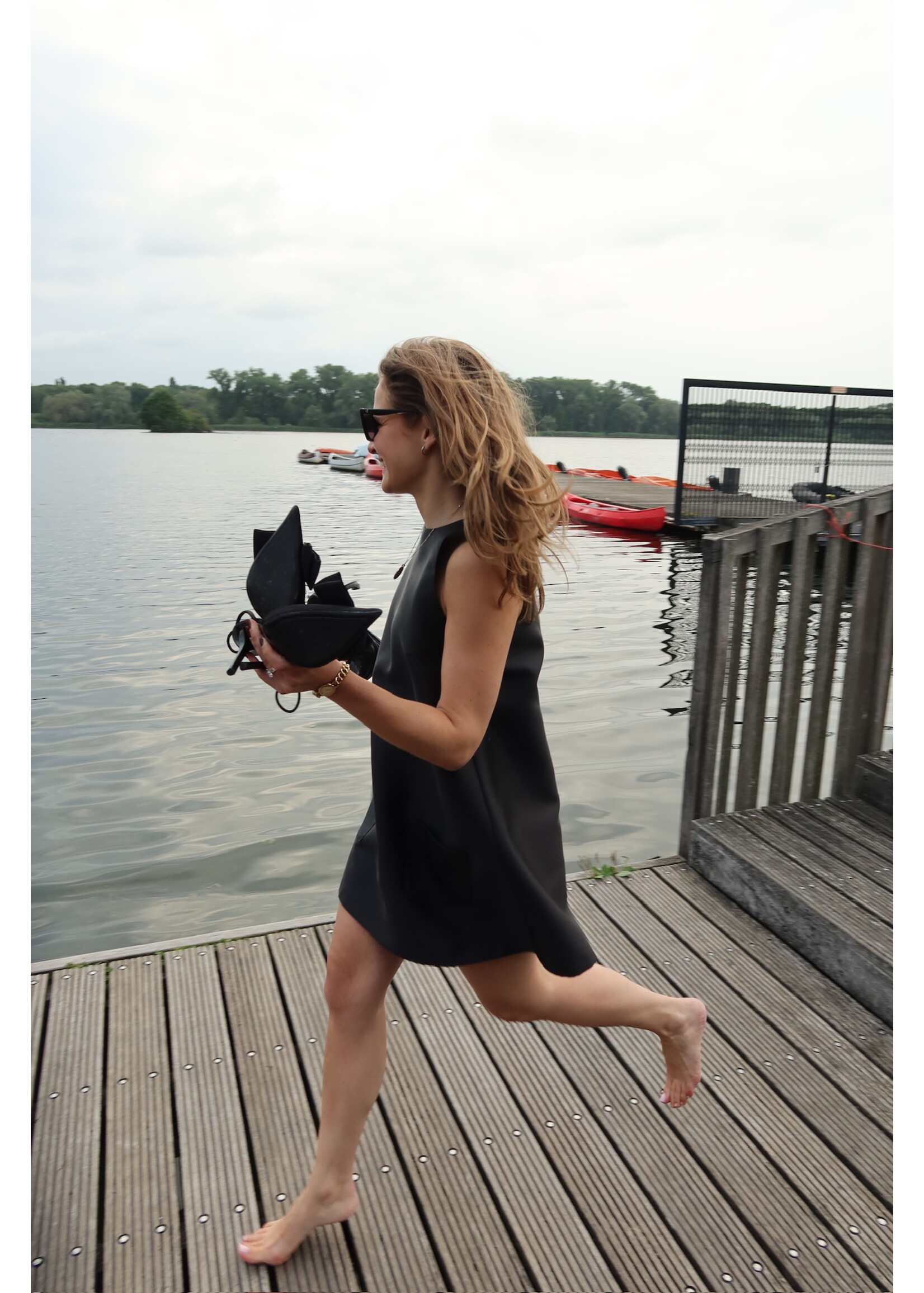 GISÈLE THE LABEL  SYBILLE DRESS BLACK