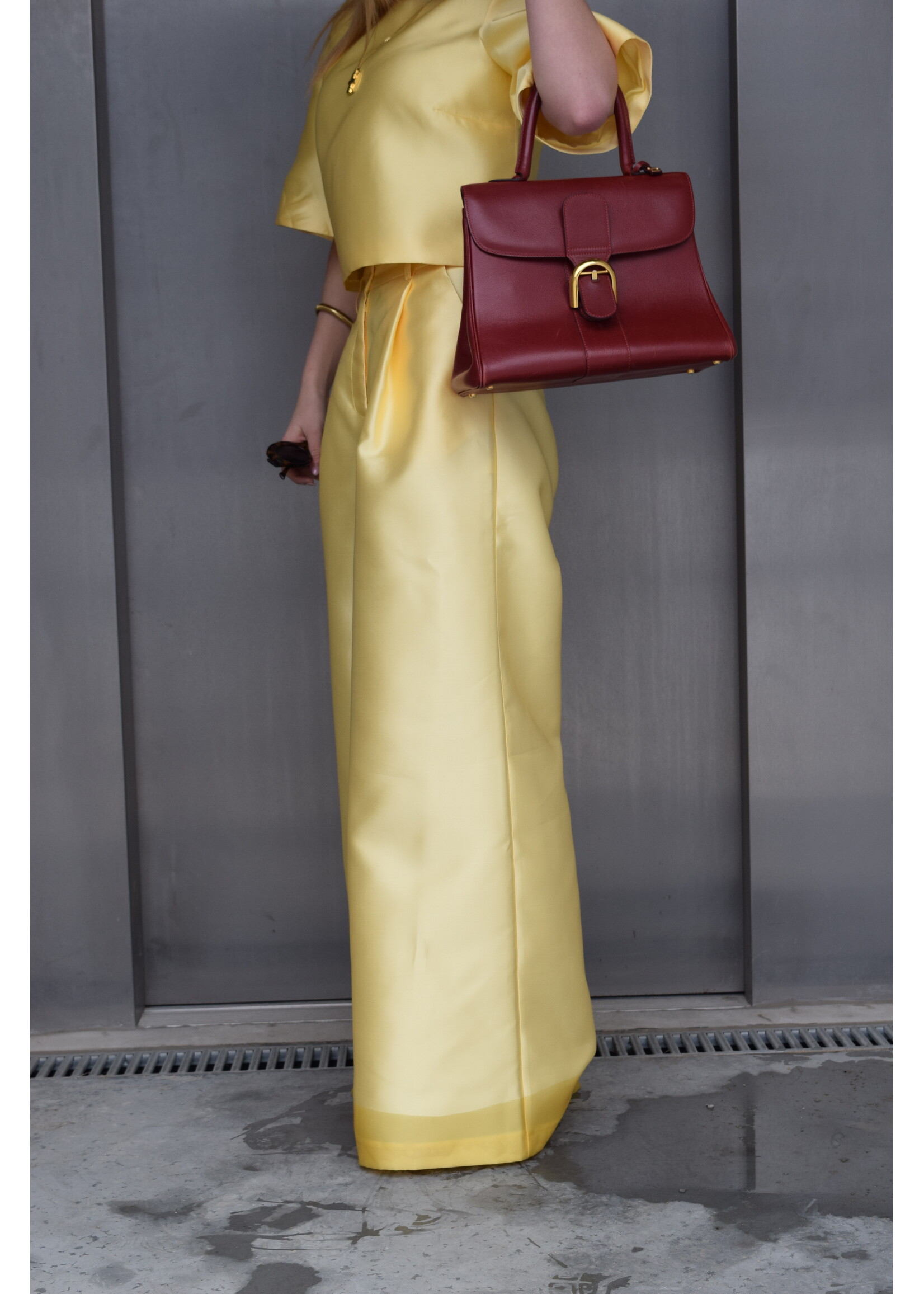 GISÈLE THE LABEL  AMALIA TROUSERS BUTTER YELLOW