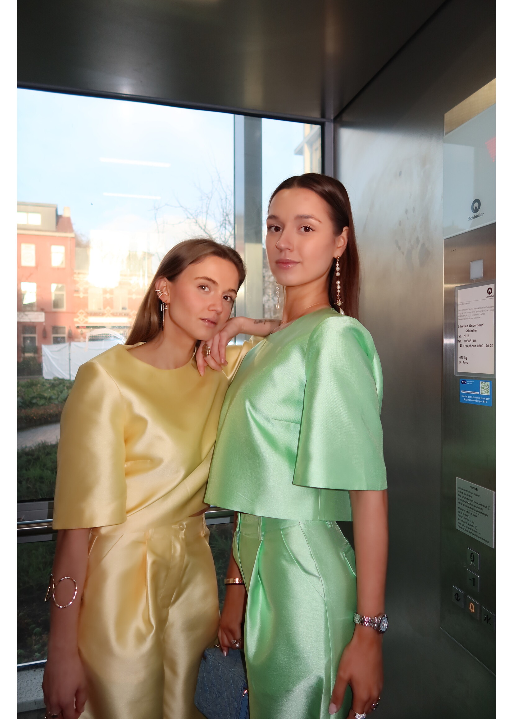 GISÈLE THE LABEL  AMALIA TROUSERS BUTTER YELLOW