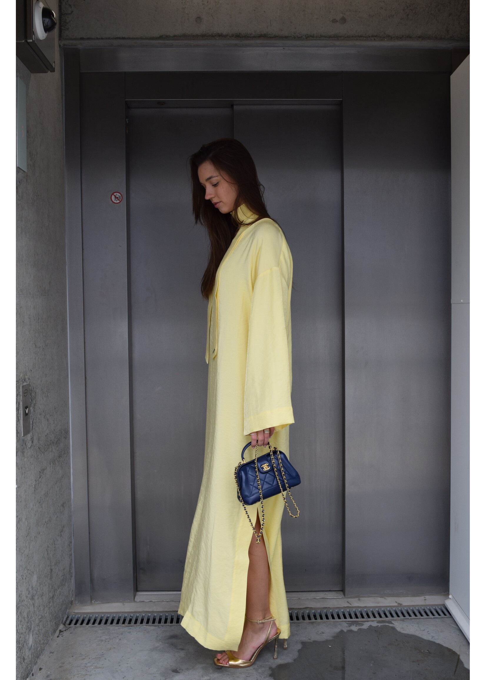 GISÈLE THE LABEL  SERAFINA MAXI DRESS YELLOW