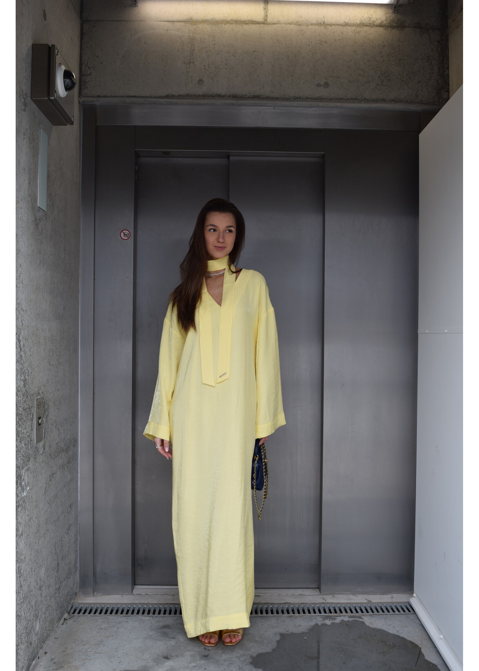 GISÈLE THE LABEL  SERAFINA MAXI DRESS YELLOW