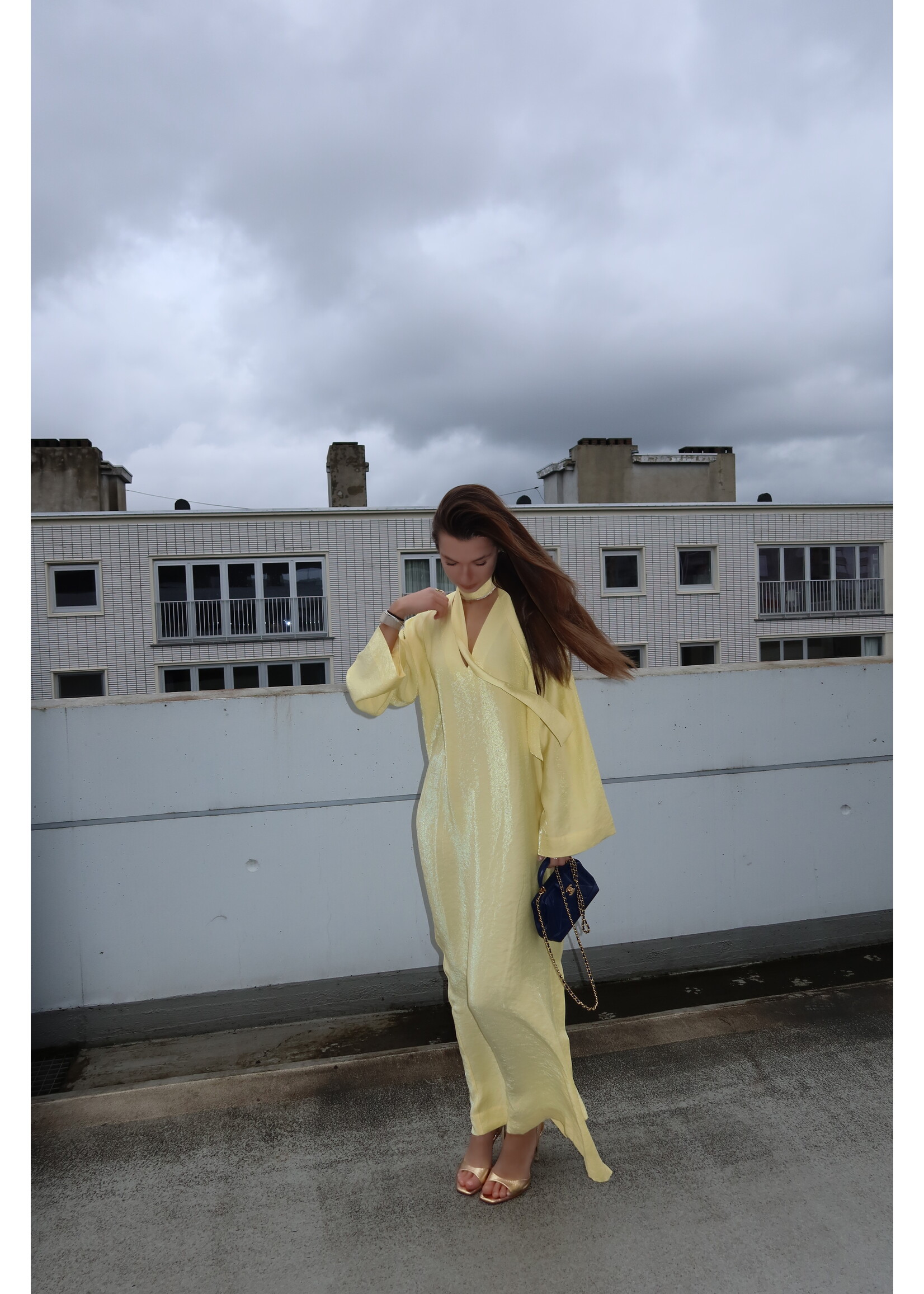 GISÈLE THE LABEL  SERAFINA MAXI DRESS YELLOW