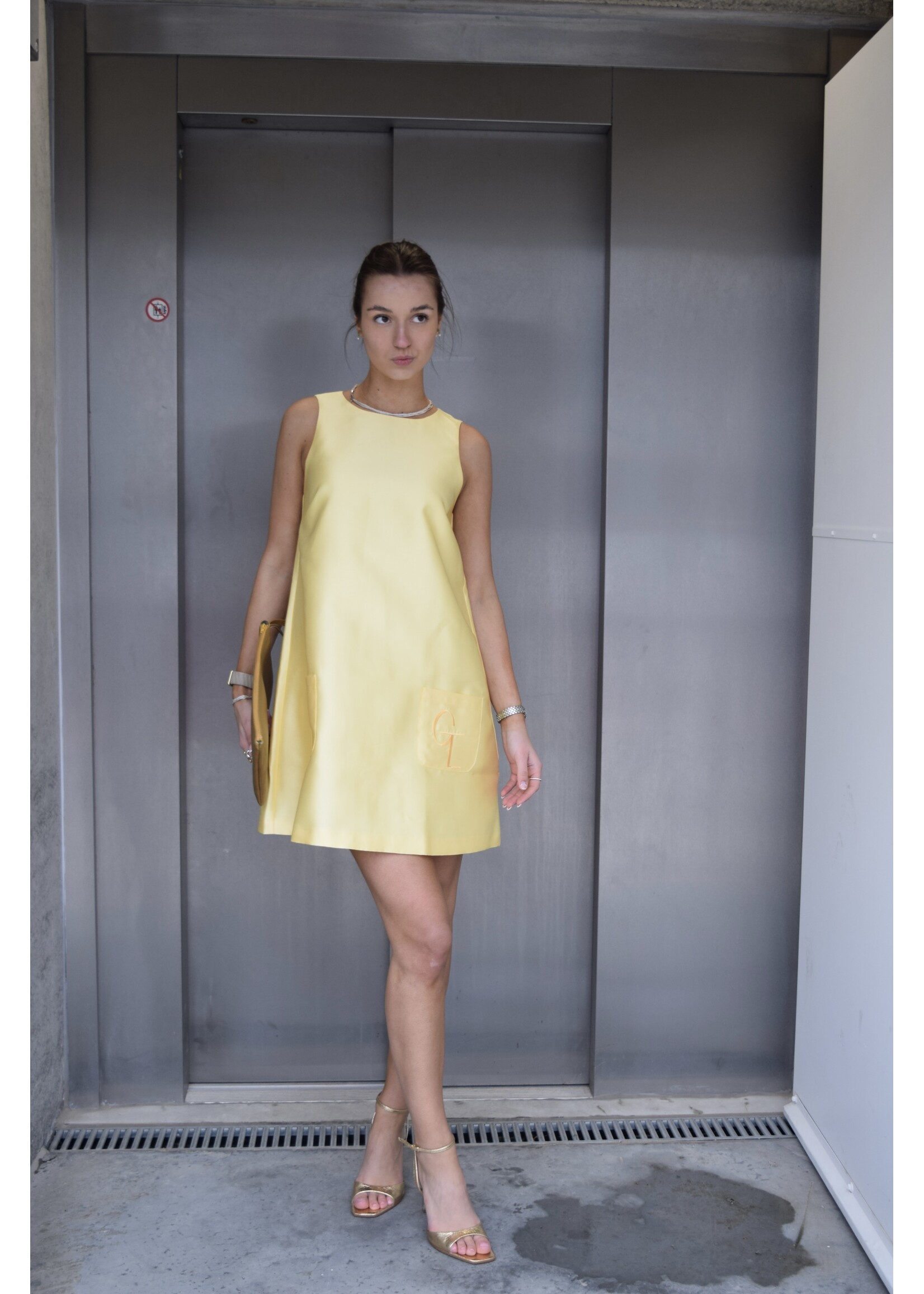 GISÈLE THE LABEL  SYBILLE DRESS YELLOW