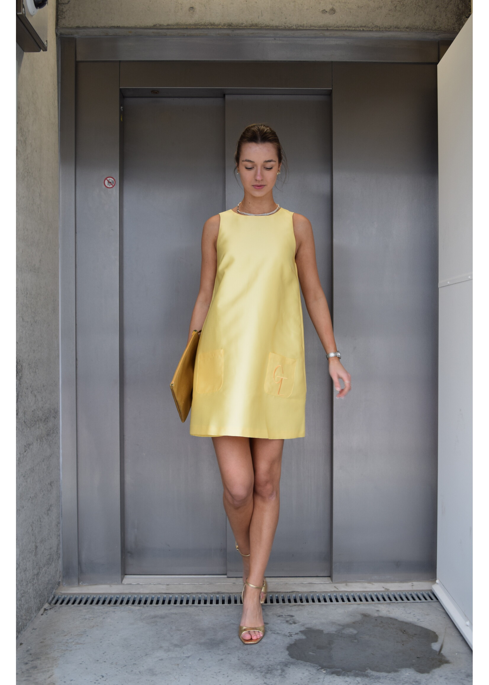 GISÈLE THE LABEL  SYBILLE DRESS YELLOW