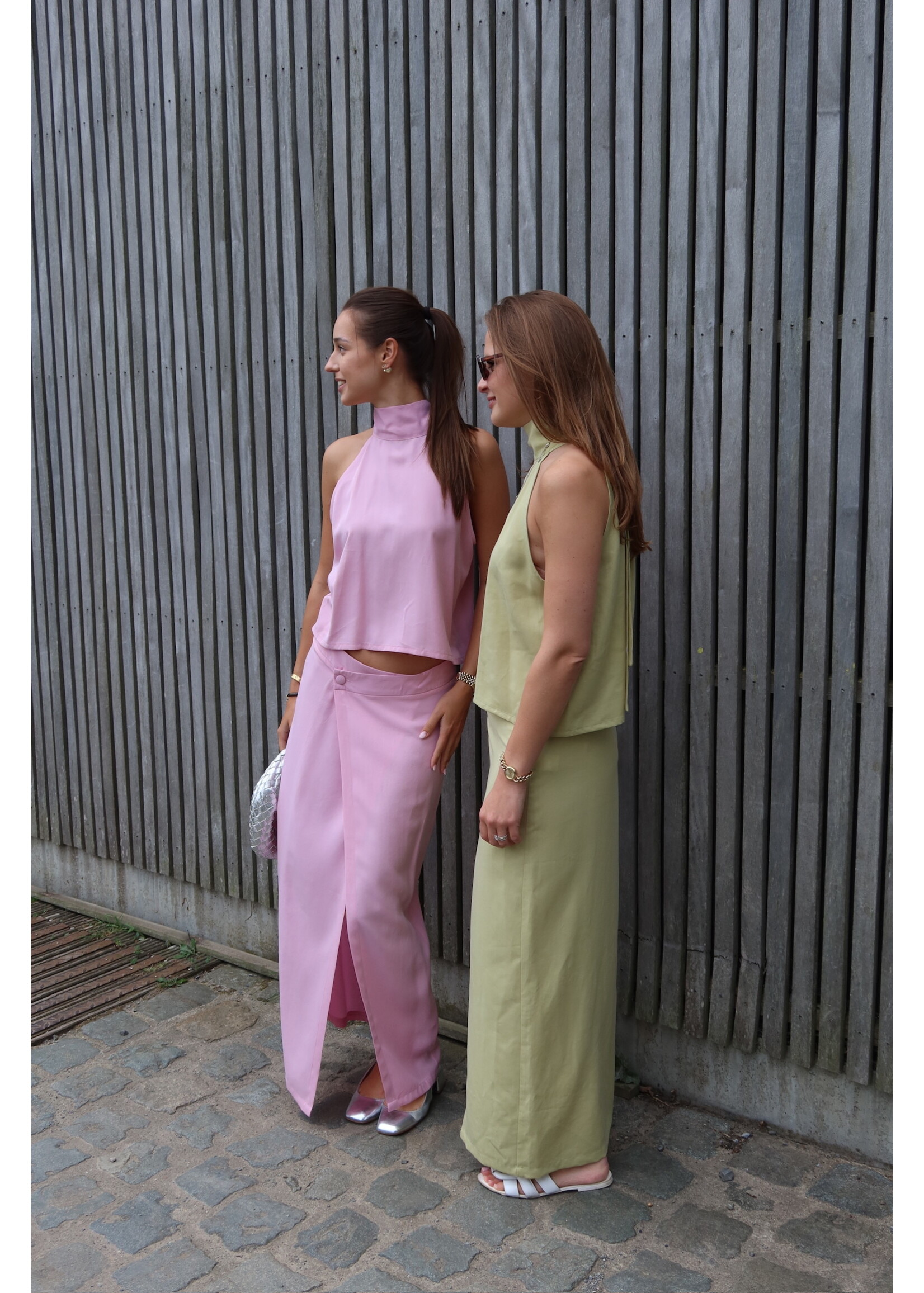 GISÈLE THE LABEL  LIPA SKIRT OLIVE