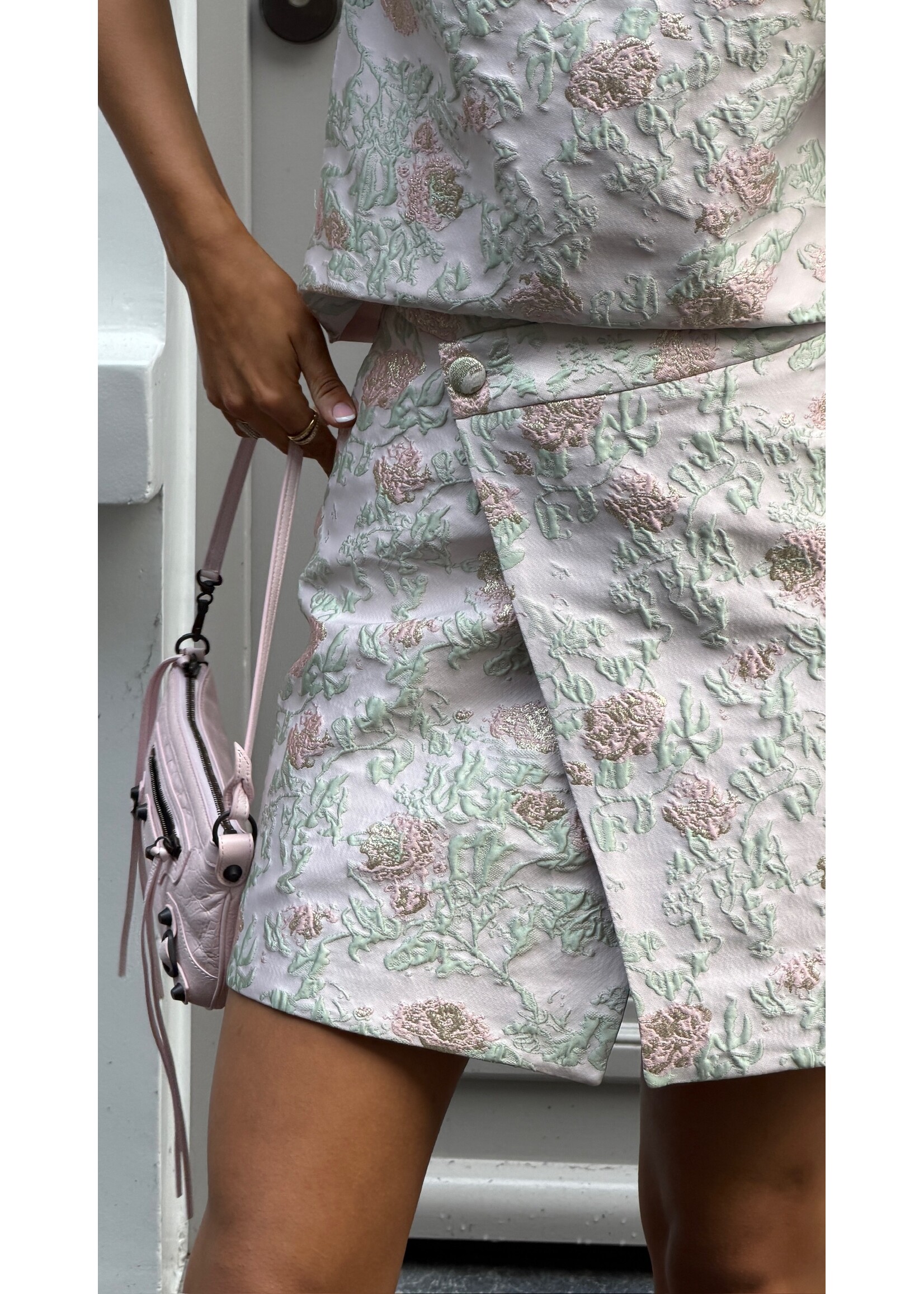 GISÈLE THE LABEL  SOLENE TOP JACQUARD