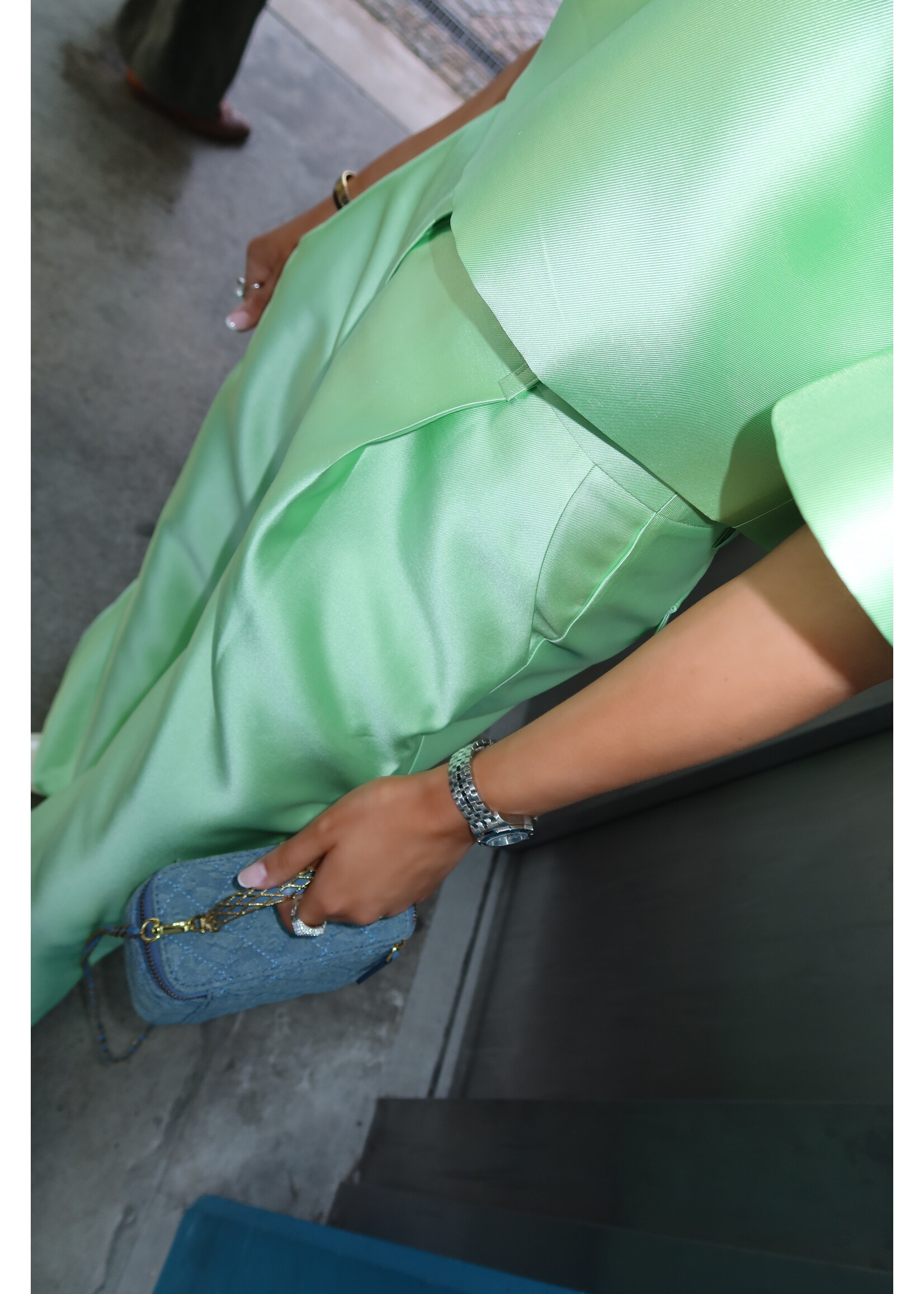 GISÈLE THE LABEL  AMALIA TROUSERS MINT GREEN