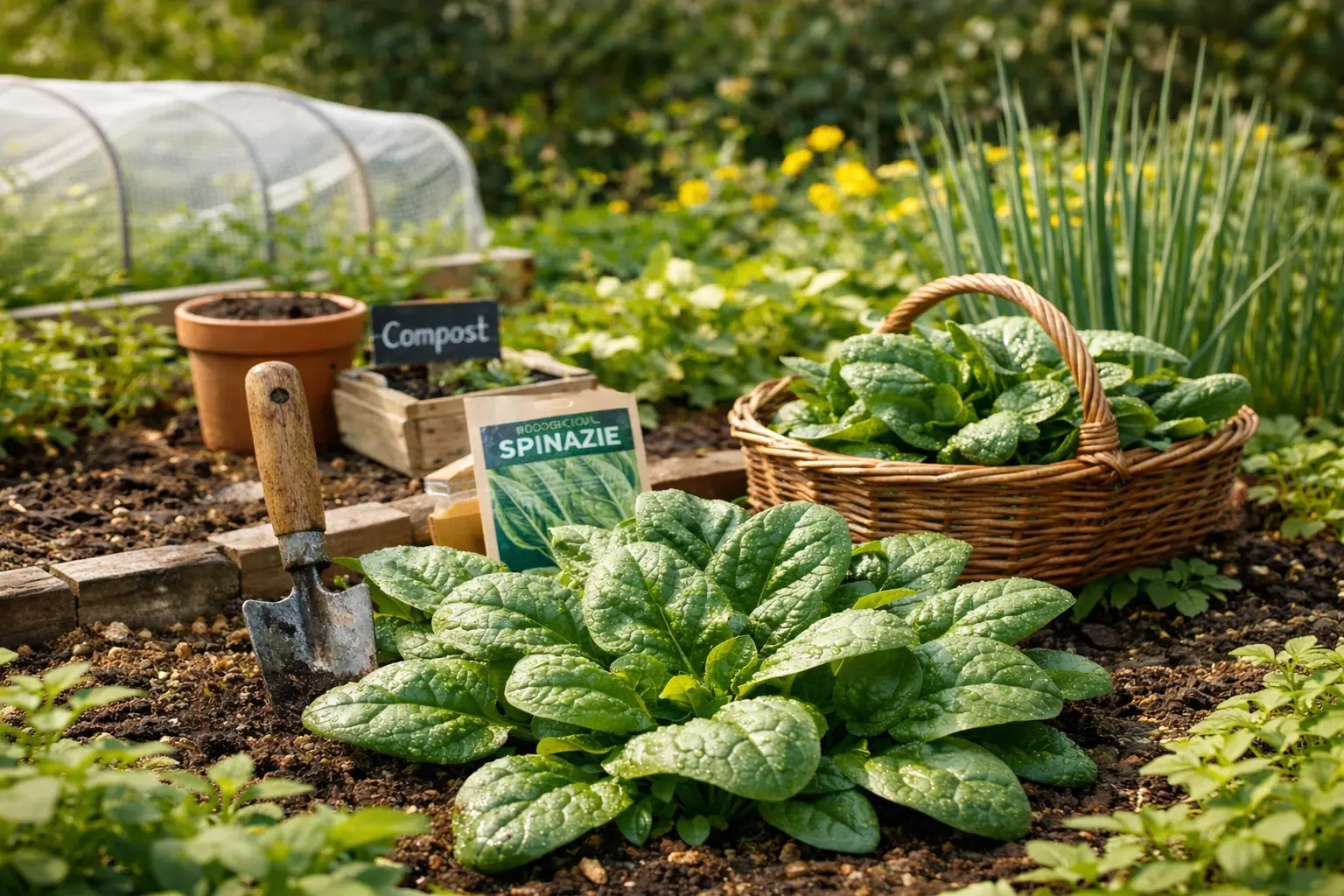 Tips voor het telen van biologische spinazie in je eigen tuin