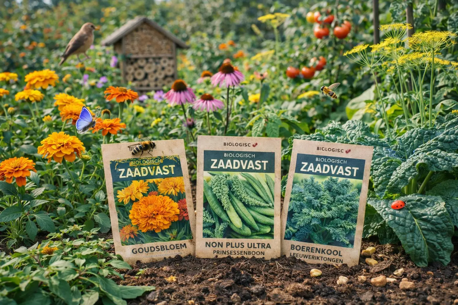 Zaadvaste groenten en biodiversiteit: hoe jouw moestuin bijdraagt aan een rijkere natuur