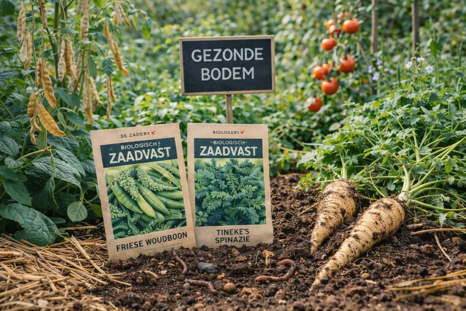 Zaadvaste groenten en bodemgezondheid: een langetermijninvestering in je tuin