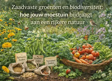 Zaadvaste groenten en biodiversiteit: hoe jouw moestuin bijdraagt aan een rijkere natuur