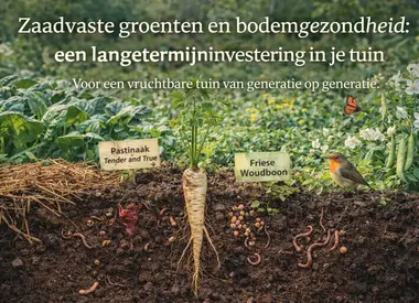 Zaadvaste groenten en bodemgezondheid: een langetermijninvestering in je tuin