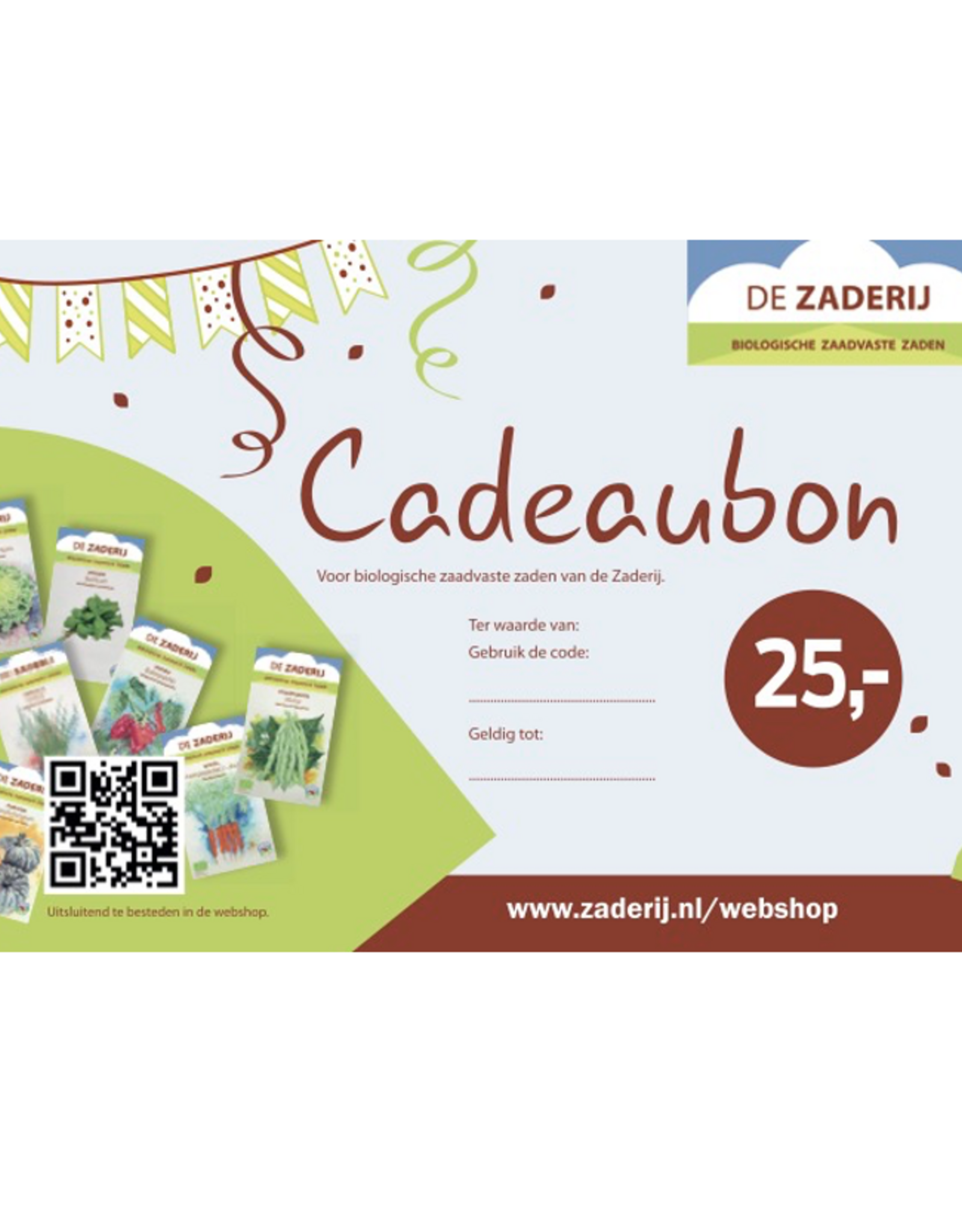 cadeaubon 25 euro
