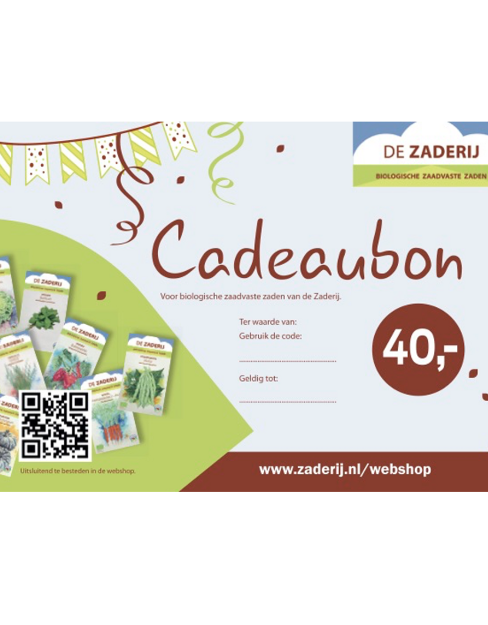 Cadeaubon 40 euro