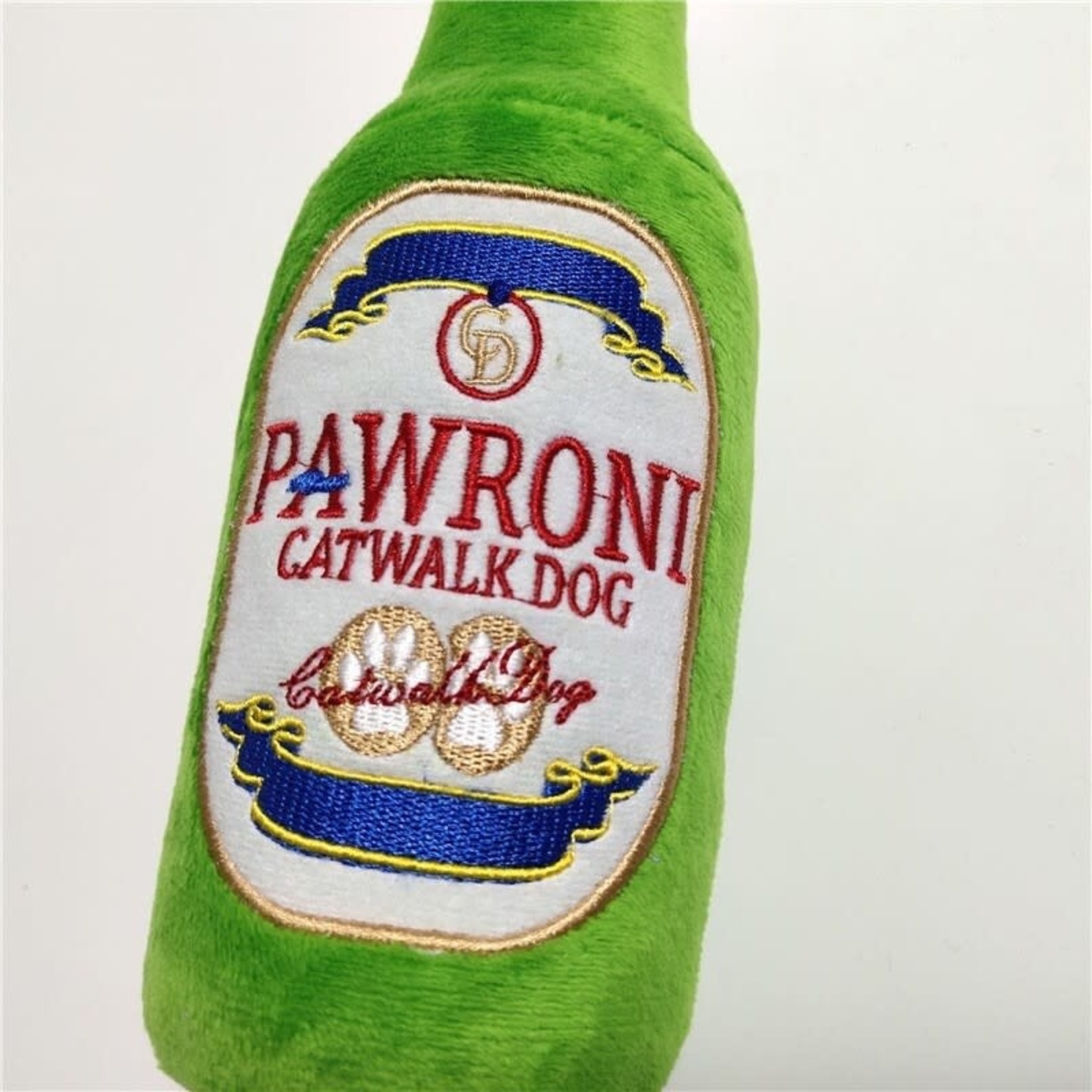 Catwalk Dog Pawroni Bottle Toy