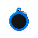 Myfamily Black round alu blue rubber memo pet