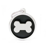 Myfamily Big Black Circle Bone