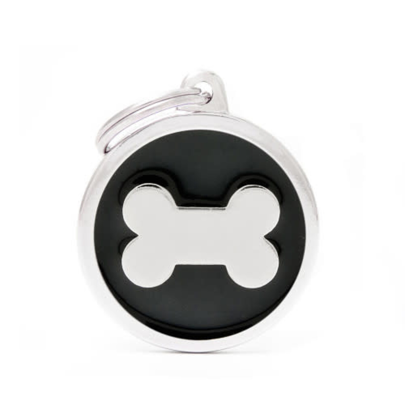 Myfamily Big Black Circle Bone
