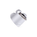 Myfamily Heart Small in Chrome Plated Brass