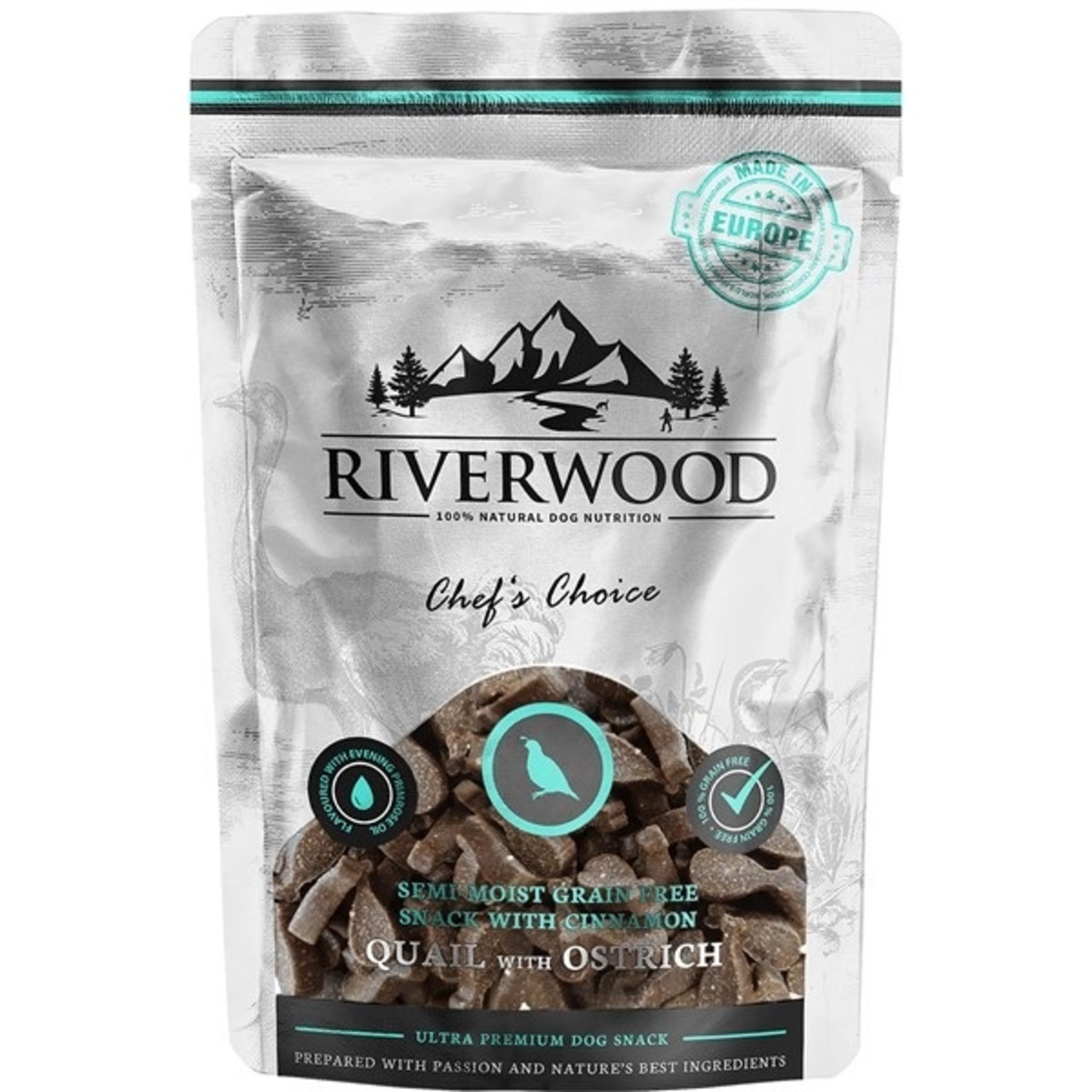 Riverwood Chef's Choice: Kwartel en Struisvogel 200 gr