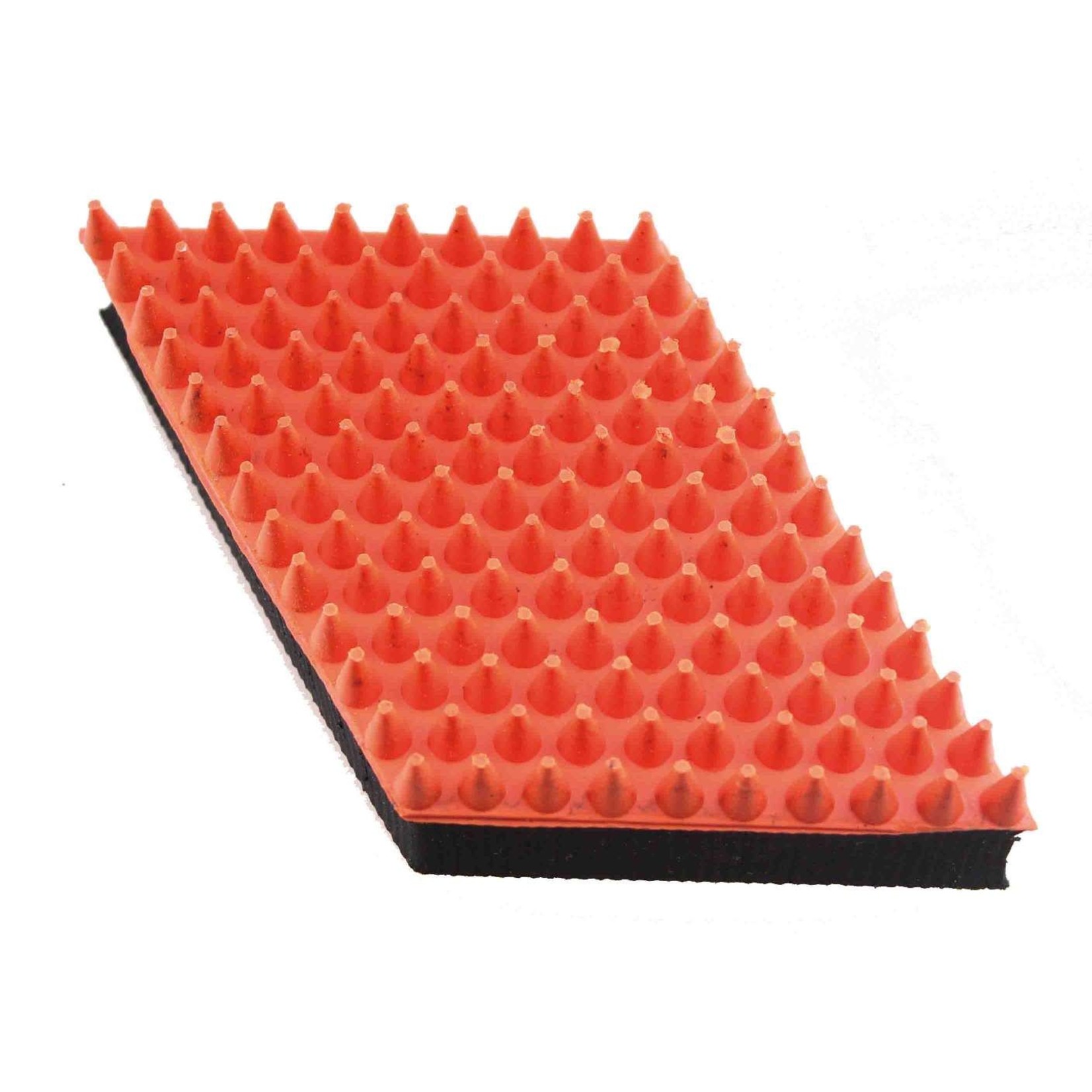 Rubber massageborstel dropvorm, groot