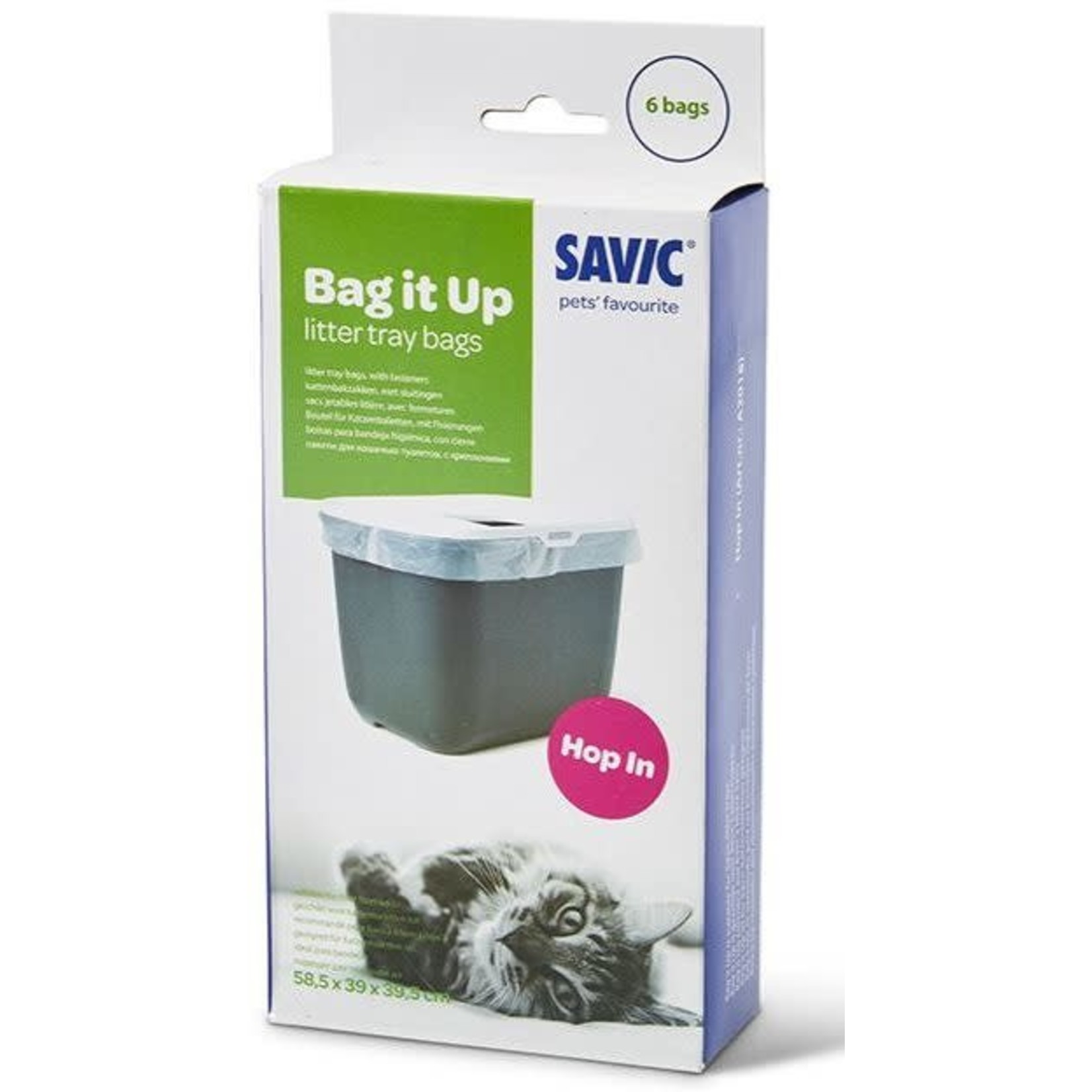 Savic Bag it up -  Hop In 6 stuks: 58 x 39 x 39 cm