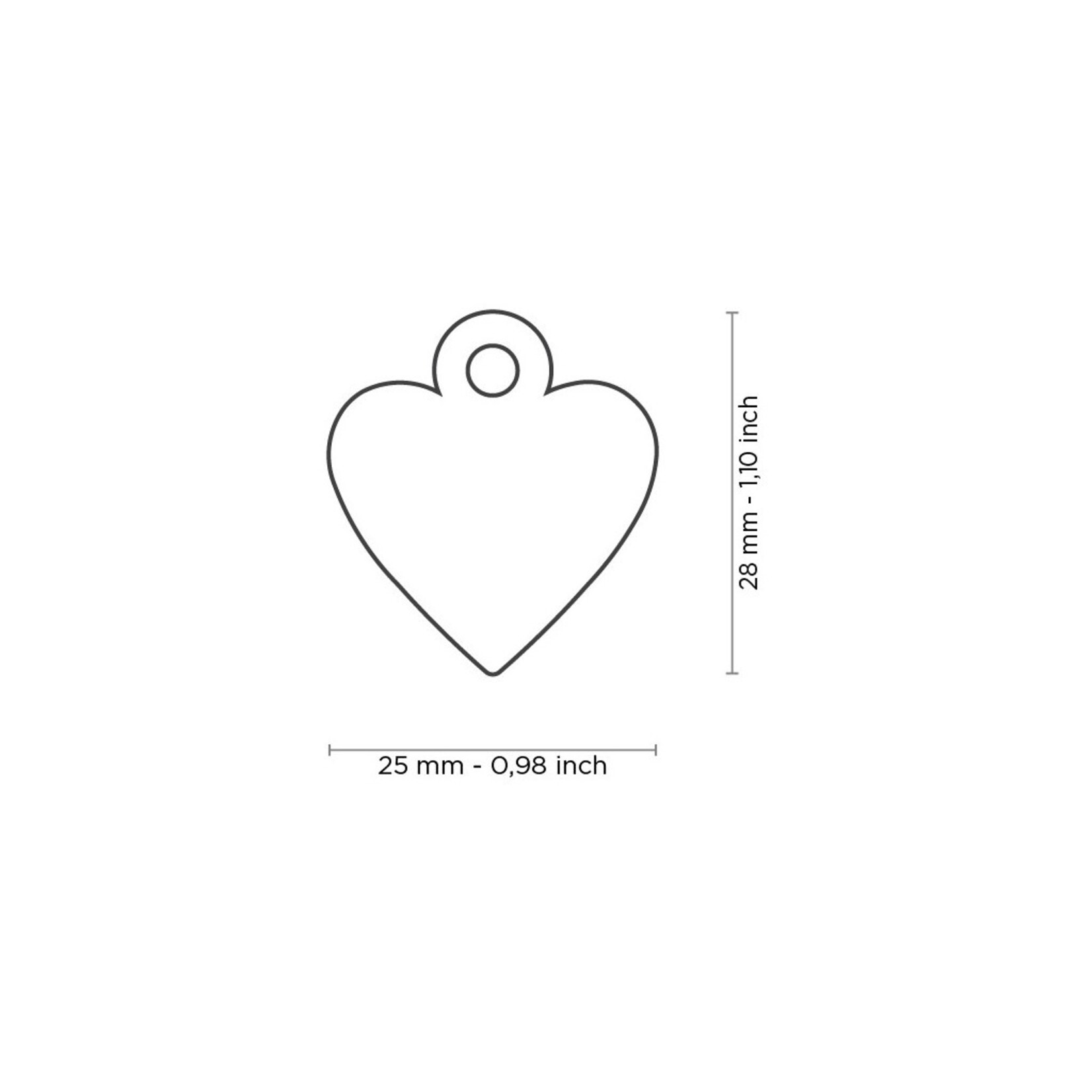 Myfamily Heart Small Blue