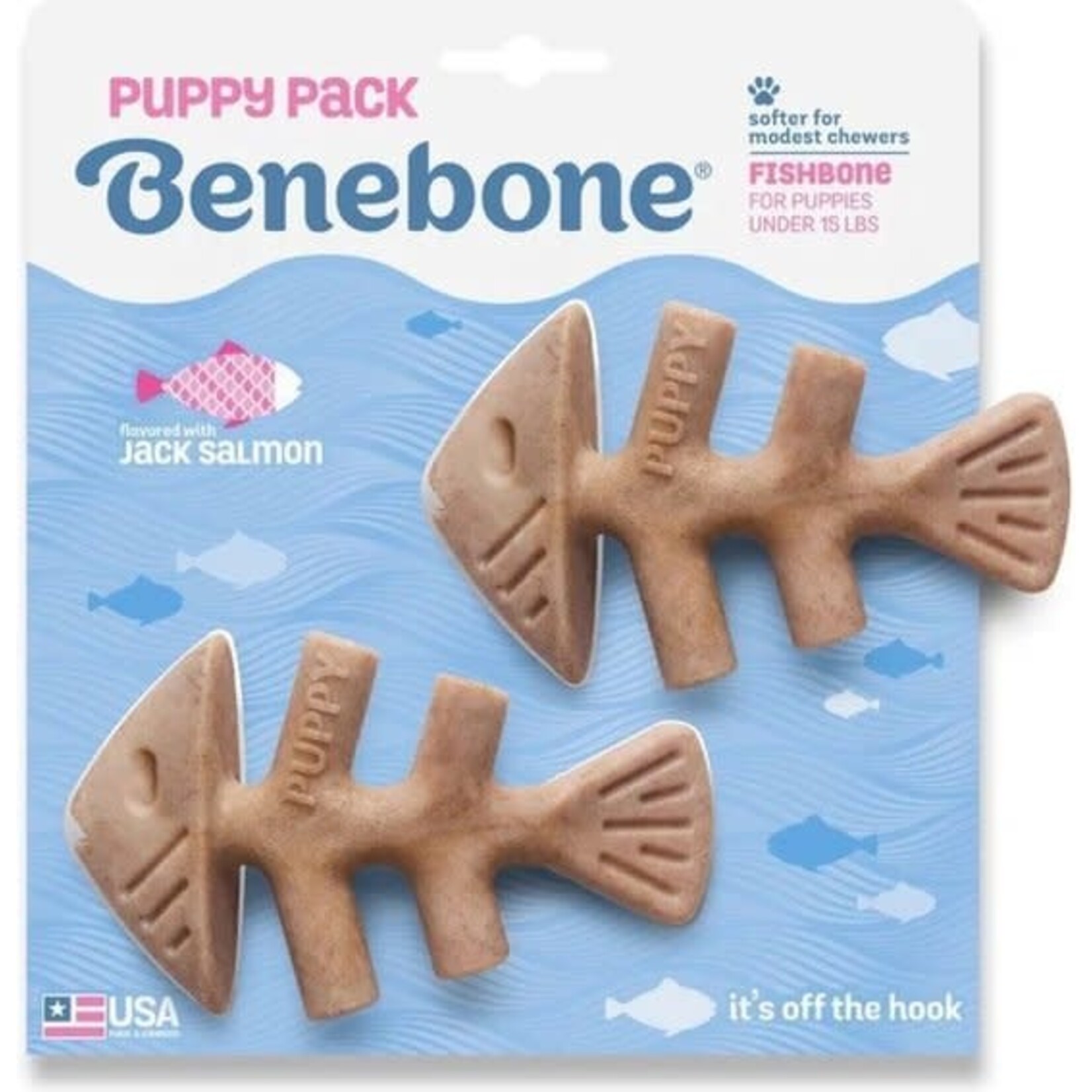 Benebone Puppy Pack Fishbone