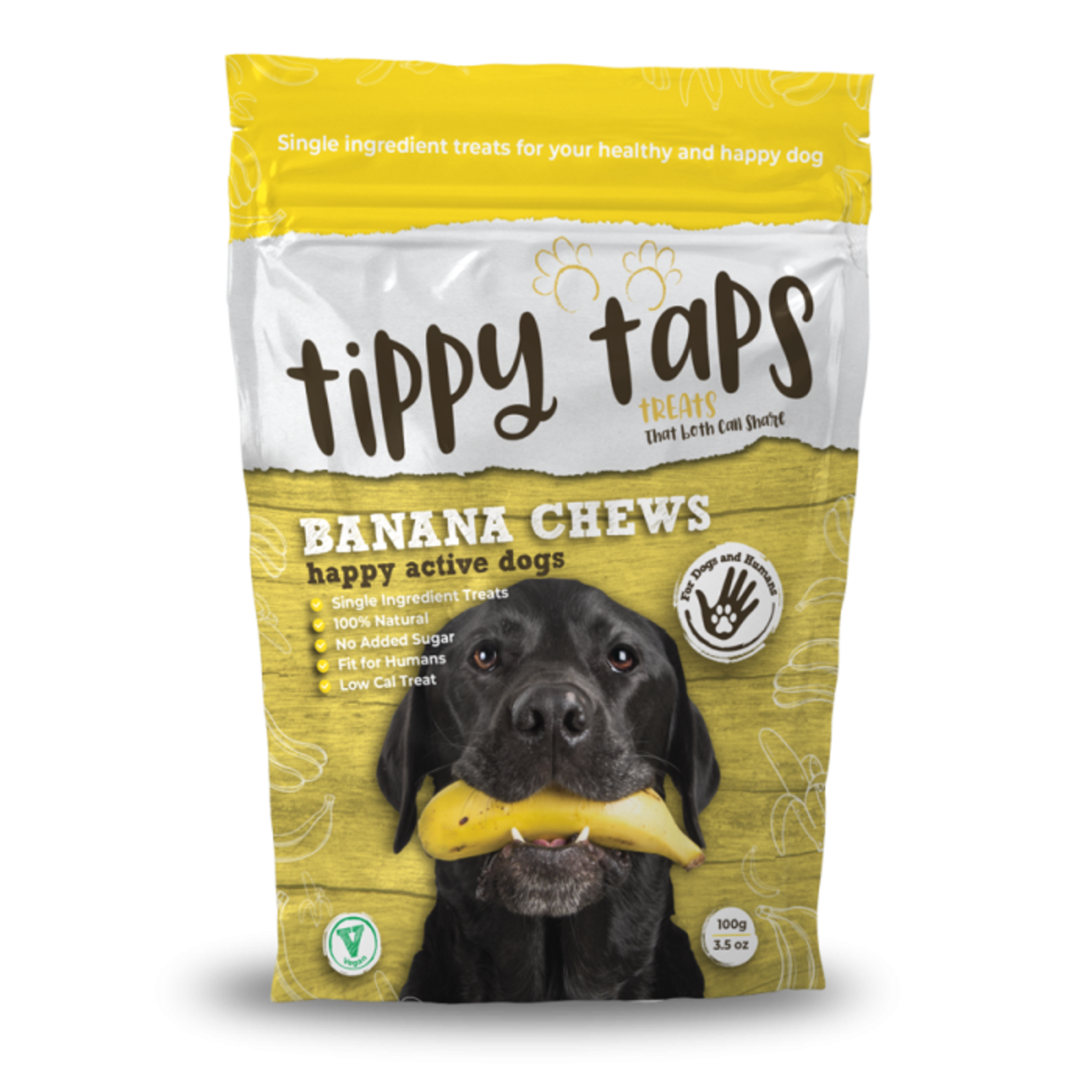 Tippy Taps Tippy Taps Fruit Snack Banaan 100 gr