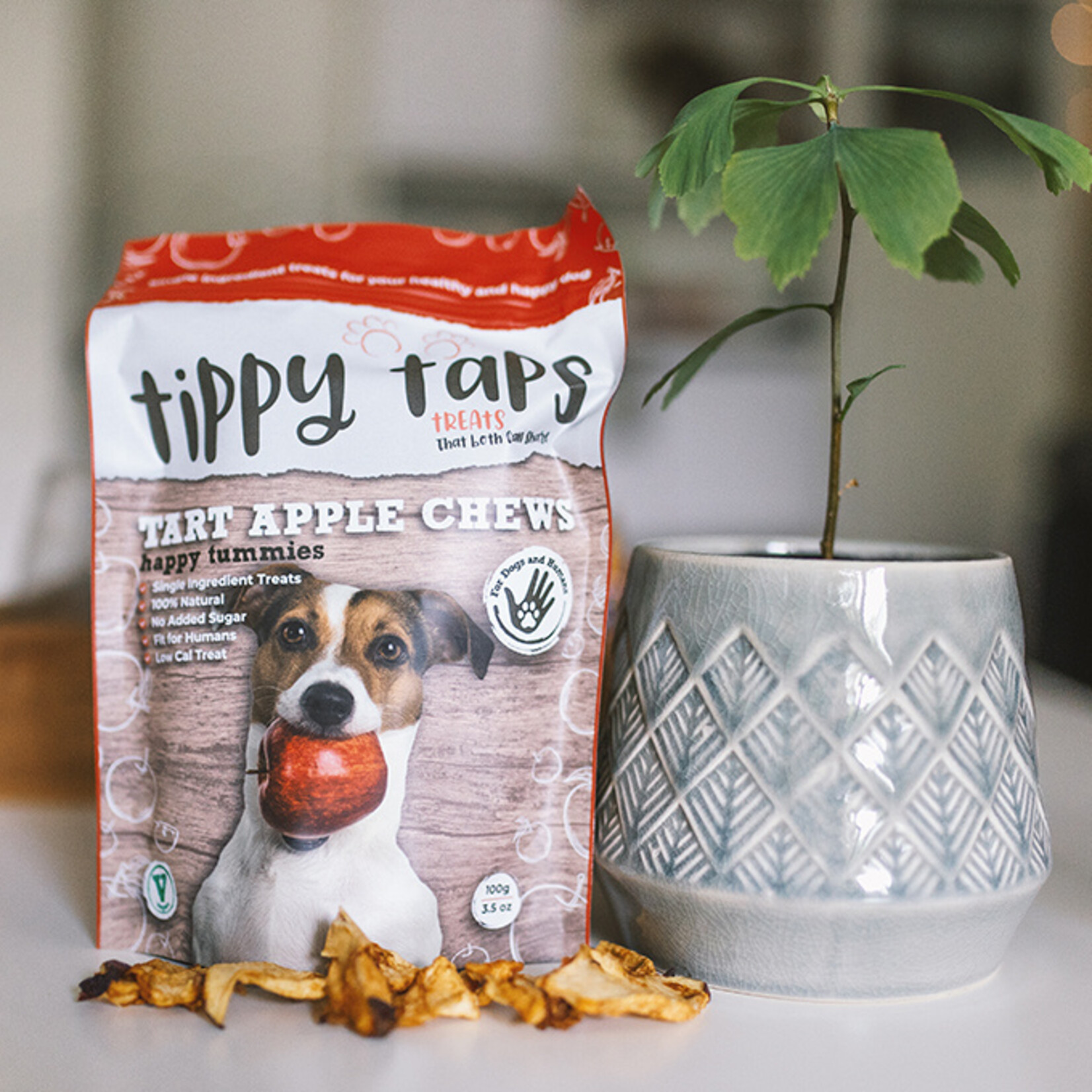 Tippy Taps Tippy Taps Fruit Snack Rode Appel 100 gr