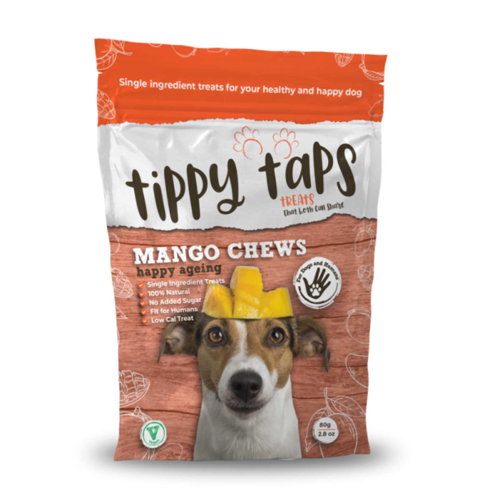 Tippy Taps Tippy Taps Fruit Snack Mango 80 gr
