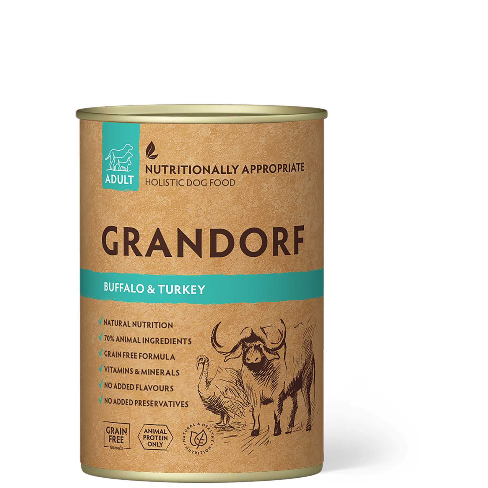 Grandorf Buffel & Kalkoen 400 gr