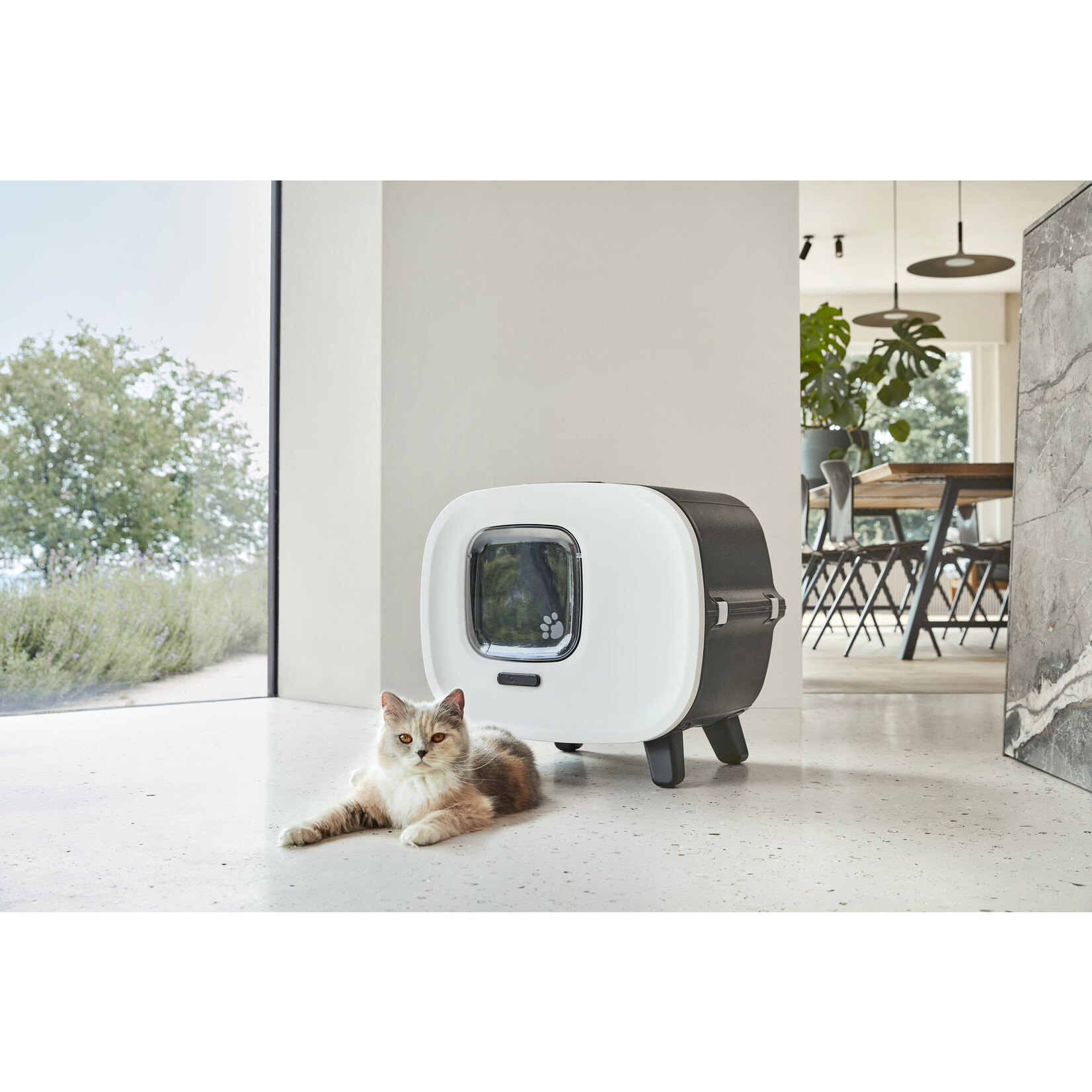 Savic Kattentoilet Mira + voeten: 56 x 45 x 50,5 cm