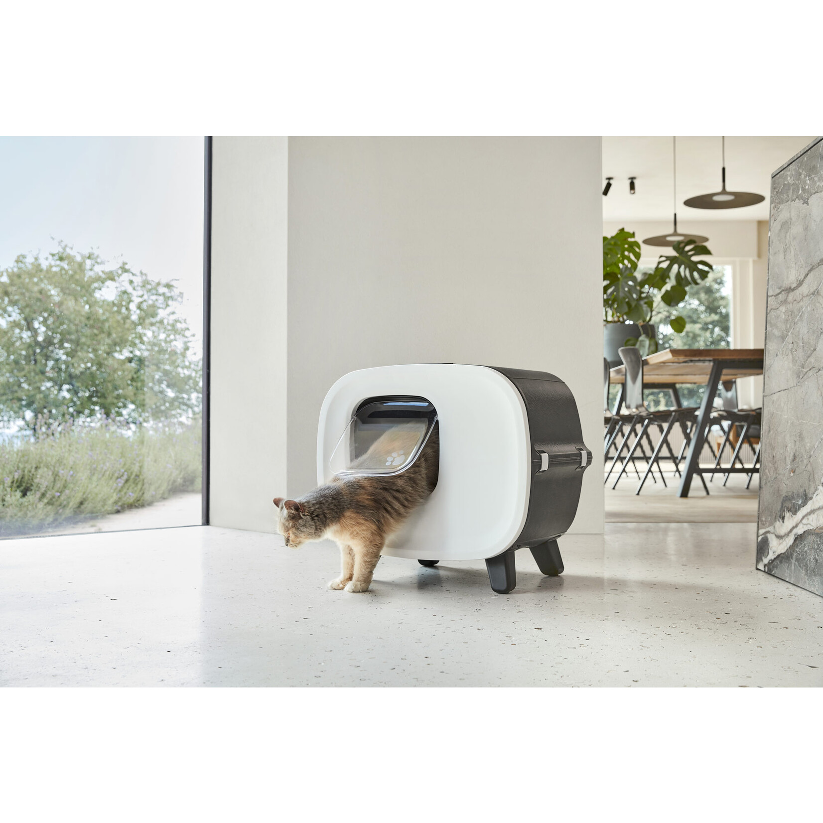 Savic Kattentoilet Mira + voeten: 56 x 45 x 50,5 cm