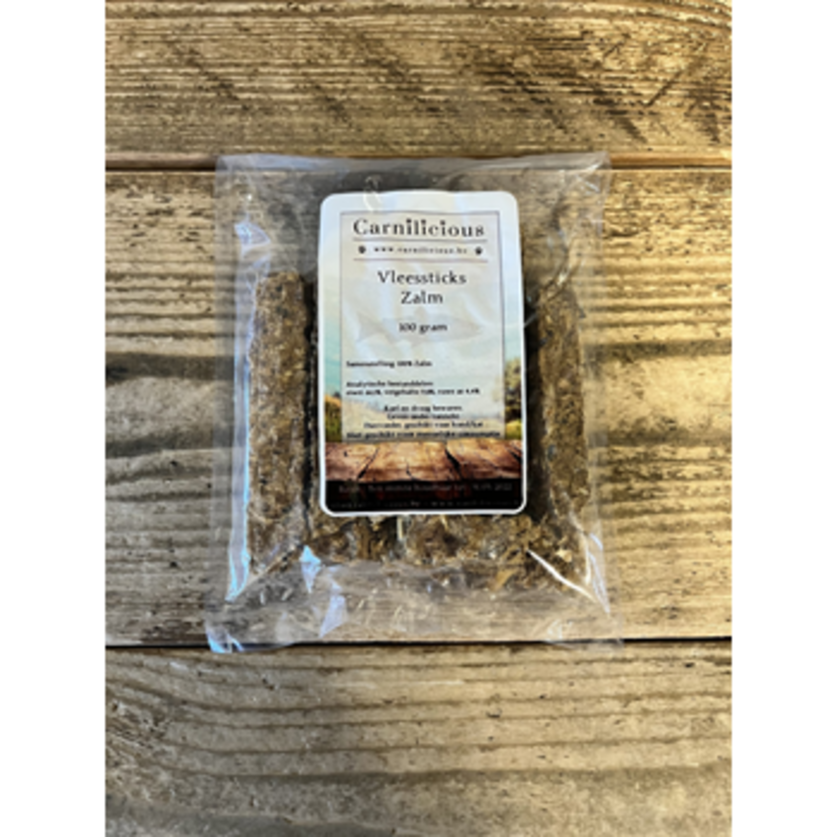 Carnilicious Vleessticks Zalm 100 gr