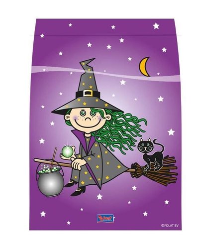 magicoo Partytüten "Kleine Hexe" für Halloweenparty