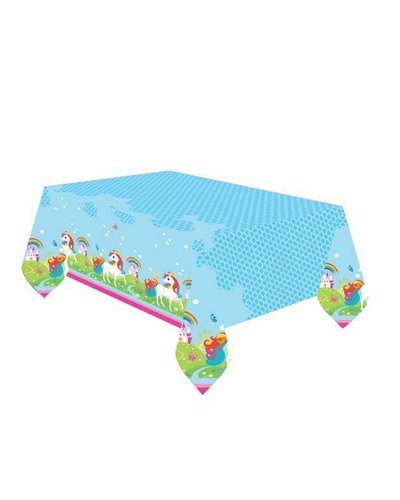 magicoo Tischdecke 183x138 cm mit dem rosa "Einhorn" Motiv