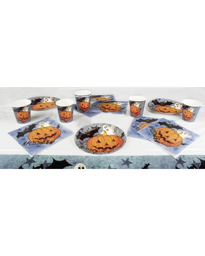 Magicoo Halloween Party Tischset  "Geister, Fledermäuse und Kürbisse"