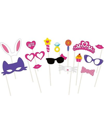 Magicoo 15 Fotorequisiten für Prinzessinnenparty