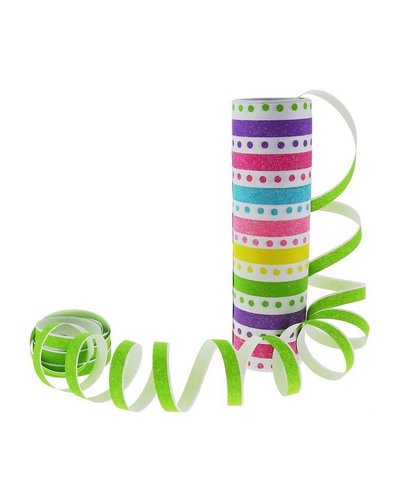 Magicoo Bunte Luftschlangen in Pastellfarben