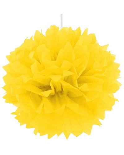 Magicoo Pom Pom Dekoball gelb - 40 cm
