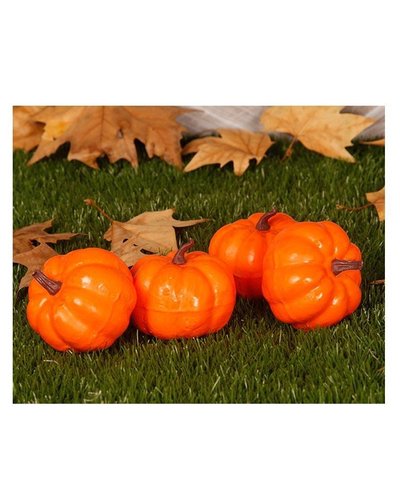 Fiestas Guirca Halloween Dekoration - Kürbisse - 4 Stück