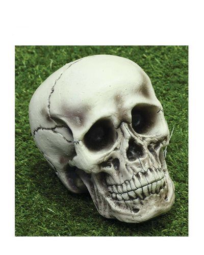 Fiestas Guirca Totenkopf - Halloween Dekoration -18 cm groß