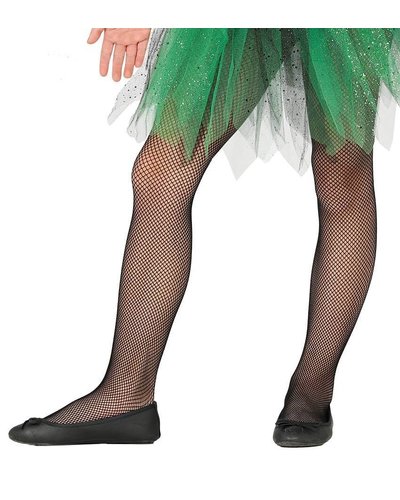 Fiestas Guirca Netzstrumpfhose schwarz für Kinder