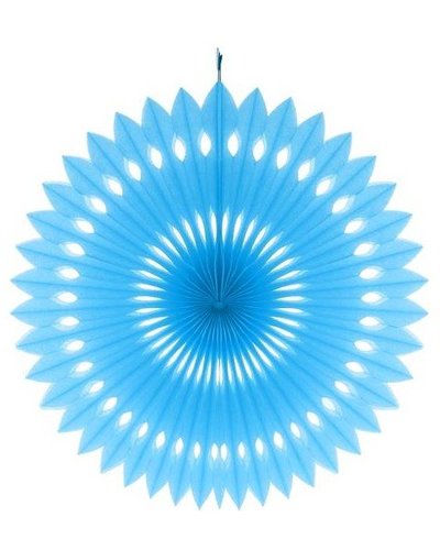 Magicoo Papierfächer blau - 40 cm