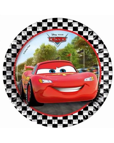 Magicoo Partyteller "Cars" - 8 Stück - 20 cm