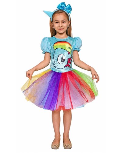 magicoo Buntes Einhorn-Kostüm für Mädchen